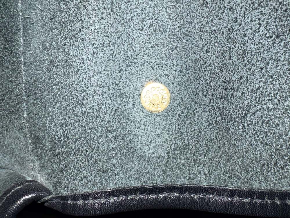 Vintage Dooney & Bourke All Weather Leather Carrier Black Purse - Picture 12 of 13